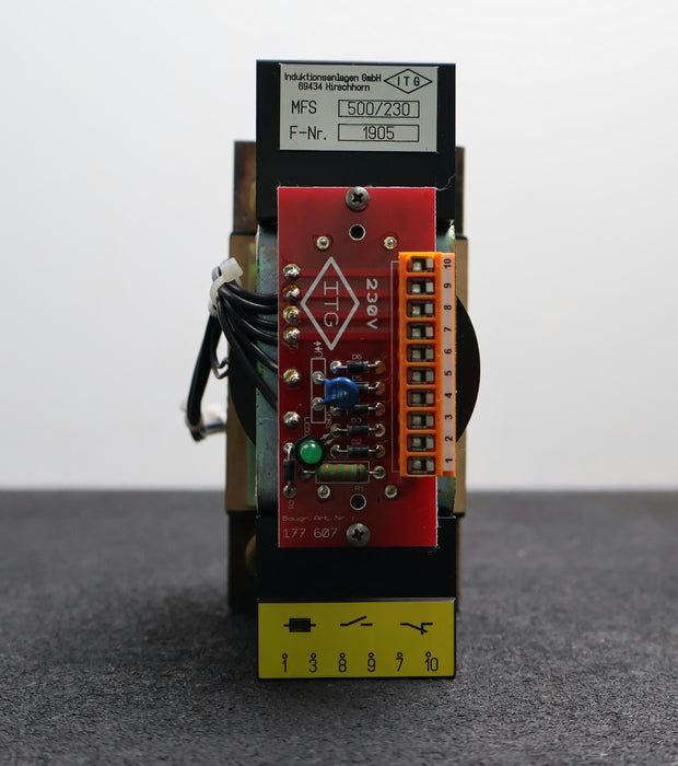 Bild des Artikels ITG-INDUKTIONSANLAGEN-MF-Schütz-MFS-500/230-max.-500A-Baugruppen-Nr.-177607