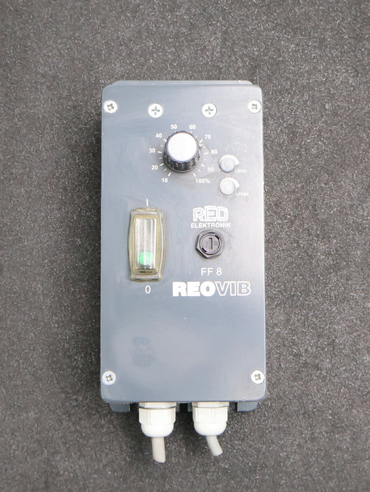 Bild des Artikels REO-ELEKTRONIK-Steuergerät-REOVIB-FF-8-R6/439-ID-Nr.-43947-Ue=-230VAC-50/60Hz