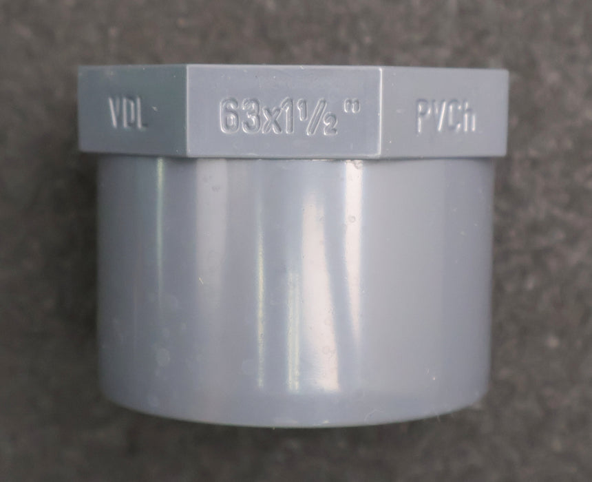 Bild des Artikels VDL-7x-Reduzierstück-PVCh-63mm-x-1-1/2''-PN16-Art.Nr.-0110795-unbenutzt