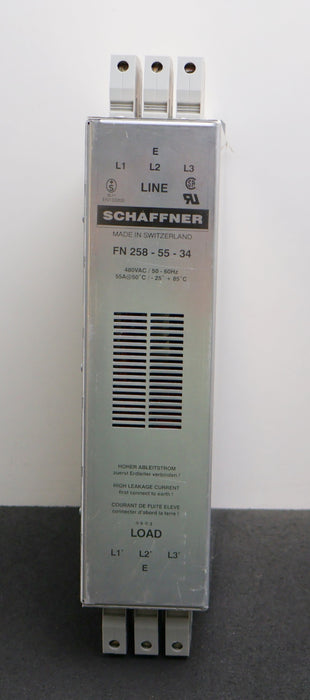 Bild des Artikels SCHAFFNER-Netzfilter-FN-258-55-34-480VAC-50-60Hz-55A-gebraucht