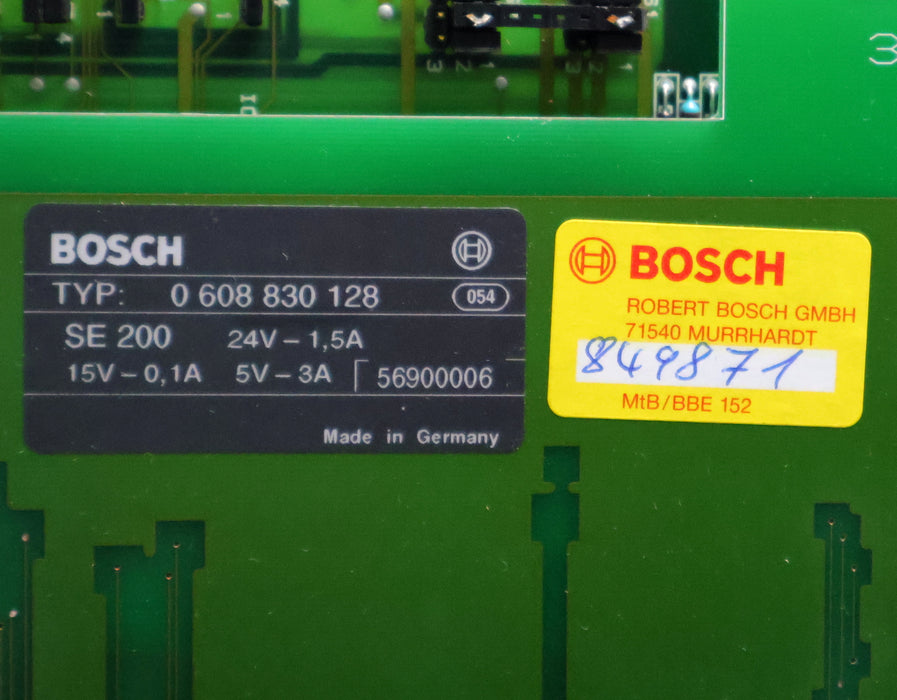 Bild des Artikels BOSCH-Servosteuerkarte-SE200-24V-1,5A-15V-0,1A-5V-3A-gebraucht