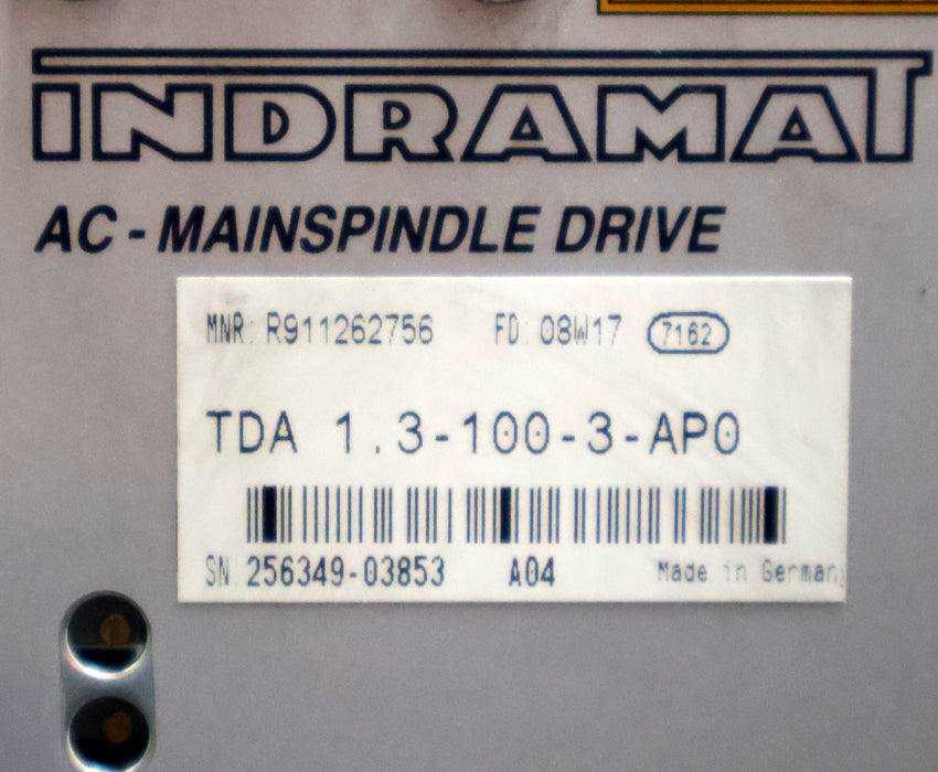 Bild des Artikels INDRAMAT-AC-Mainspindle-Drive-TDA-1.3-100-3-AP0-gebraucht-repariert-getestet