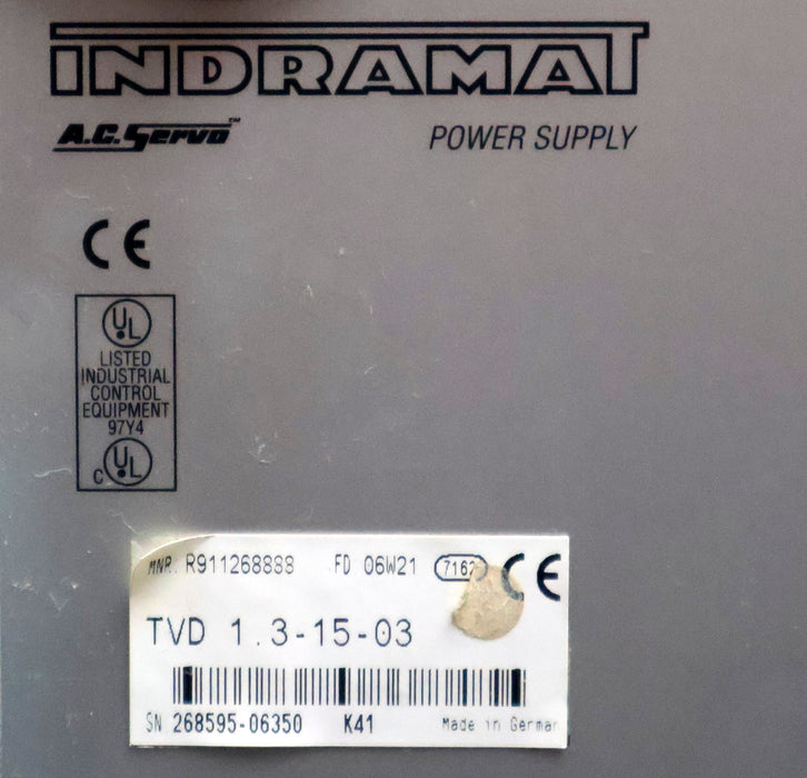 Bild des Artikels INDRAMAT-Power-Supply-TVD-1.3-15-03-gebraucht-repariert-getestet-Funktion-ok