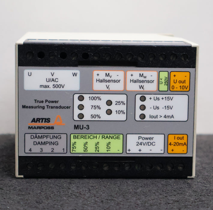 Bild des Artikels ARTIS-Messumformer-MU-3-24VDC-gebraucht-repariert-getestet-Funktion-ok