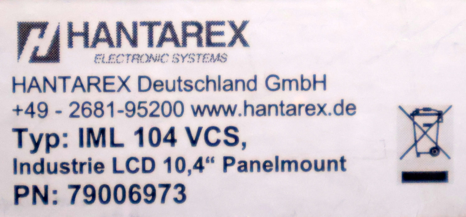 Bild des Artikels HANTAREX-10,4''-Monitor-IML-104-VCS-PN-79006973-gebraucht-repariert-getestet