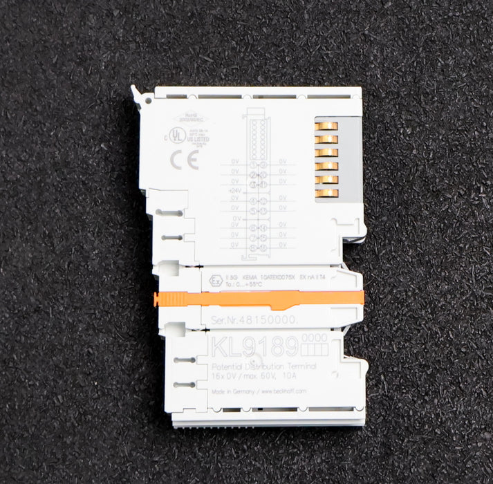 Bild des Artikels BECKHOFF-Potenzialverteilungsklemme-KL9189-16x-0VDC-10A-gebraucht