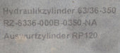 Bild des Artikels ROEßNER-Hydraulik-Zylinder-RZ-6336-000B-0350-NA-Hub-350mm-KolbenØ-63mm