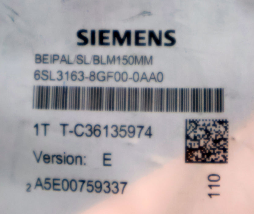 Bild des Artikels SIEMENS-6SL3163-8GF00-0AA0-BEIPAL/SL/BLM150mm-Version-E-unbenutzt-in-OVP