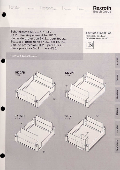 Bild des Artikels REXROTH-Schutzkasten-SK-2-MNR:-3842345107-320x240mm-unbenutzt-in-OVP