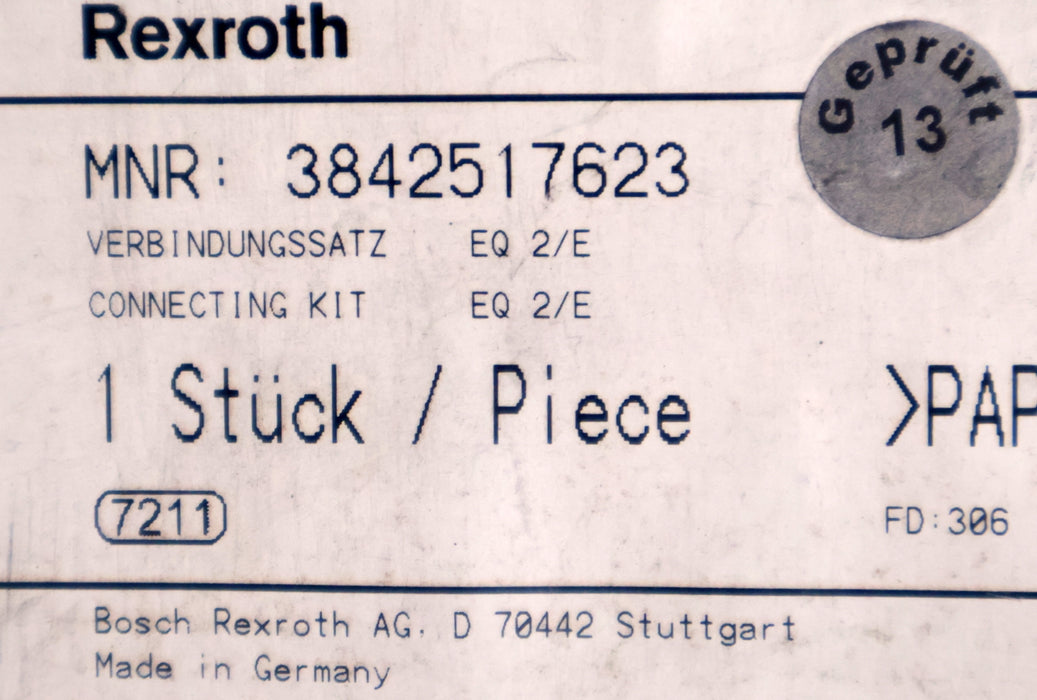 Bild des Artikels REXROTH-Verbindungssatz-EQ-2/E-MNR:-3842517623-unbenutzt-in-OVP