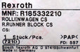 Bild des Artikels REXROTH-Rollenwagen-Kohlenstoffstahl-RWA-035-FLS-C2-P-2-MNR:-R185332210