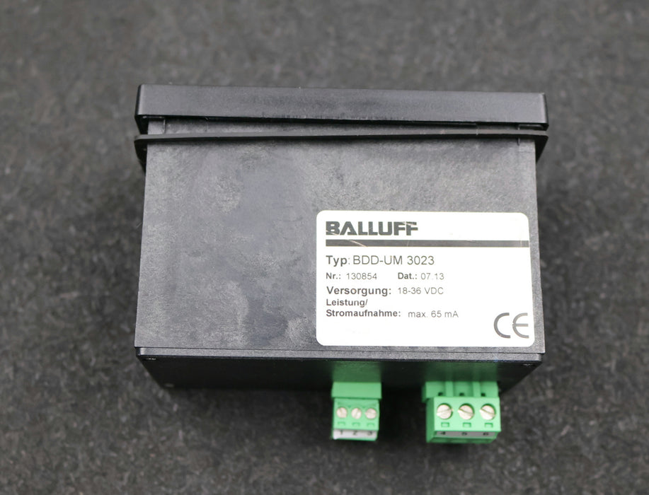 Bild des Artikels BALLUFF-Analogwertanzeige--BDD-UM-3023-Nr.:-130854-max.-65mA-18-36VDC-unbenutzt