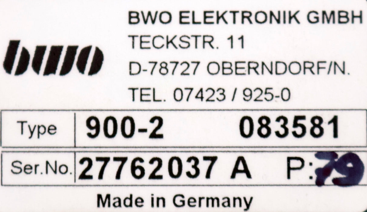 Bild des Artikels BWO-Chassis-Type-900-2-083581-2-Steckplätze-gebraucht