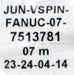 Bild des Artikels FANUC-JUNKER-AWM-DESINA-7m-Verbindungskabel-JUN-VSPIN-FANUC-07-ZP5-Buchse