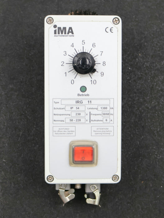 Bild des Artikels IMA-AUTOMATION-Steuergerät-IRG-11-1380VA-IP54-230V-50/60Hz-Nennspannung-50-228V