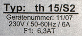 Bild des Artikels BÜHNER-SCHAIBLER-Steuergerät-th-15/S2-mit-Anschlusskabeln-230V-50/60Hz