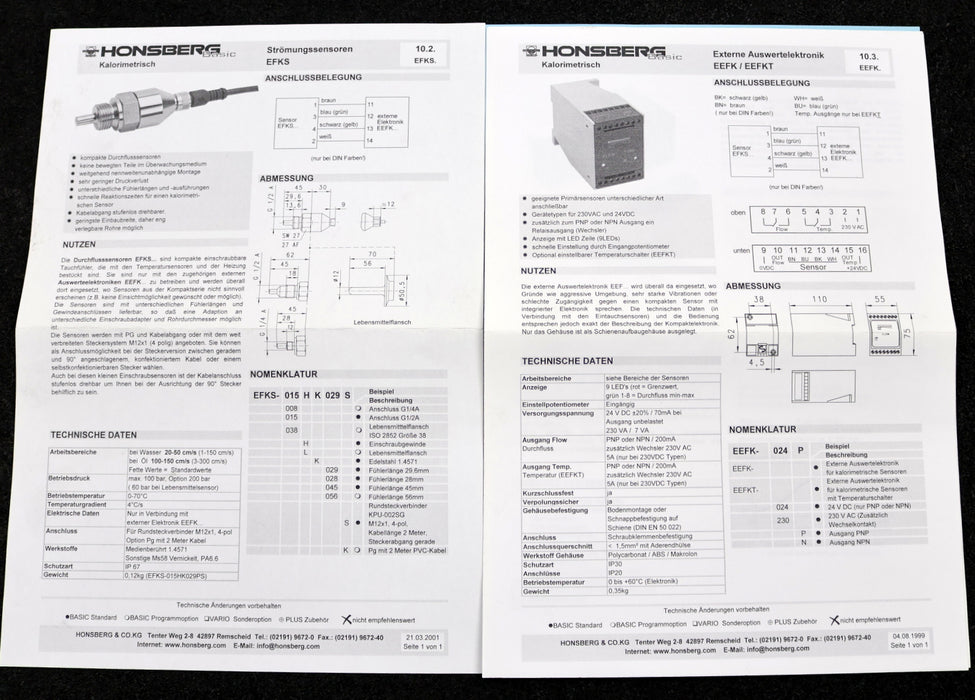 Bild des Artikels HONSBERG-Durchflusswächter-mit-Stromungssensor-EEFK-024P-mit-EEKS-015HK029S