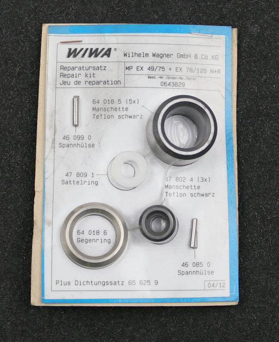 Bild des Artikels WIWA-Reparatursatz-mit-Dichtungssatz-für-Materialpumpe-EX-78/120-Best.Nr-0643829