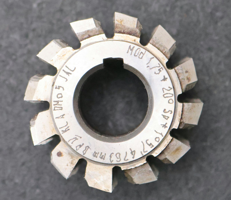 Bild des Artikels JAL-Zahnrad-Wälzfräser-gear-hob-m=-1,75mm-20°-EGW-BP-II-DIN3972-Ø56x38xØ22mm