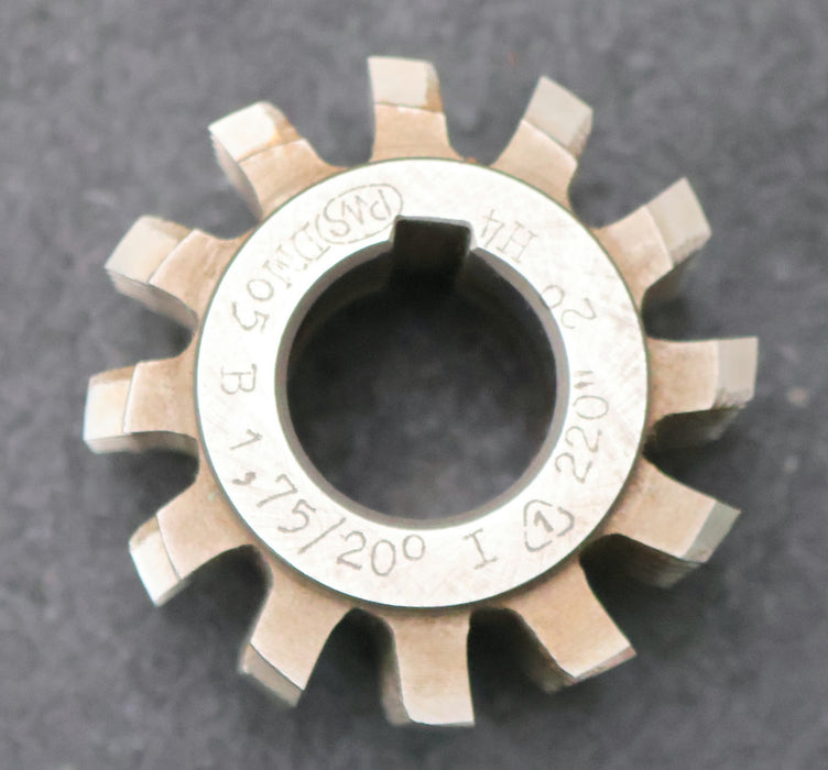 Bild des Artikels PWS-Zahnrad-Wälzfräser-gear-hob-m=-1,75mm-20°-EGW-BP-I-nach-DIN3972-Ø56x38xØ22mm