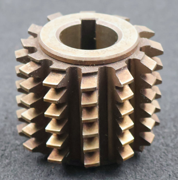 Bild des Artikels PWS-Zahnrad-Wälzfräser-gear-hob-m=-2,5mm-EGW-20°-BP-II-DIN3972-Ø69x58xØ27mm