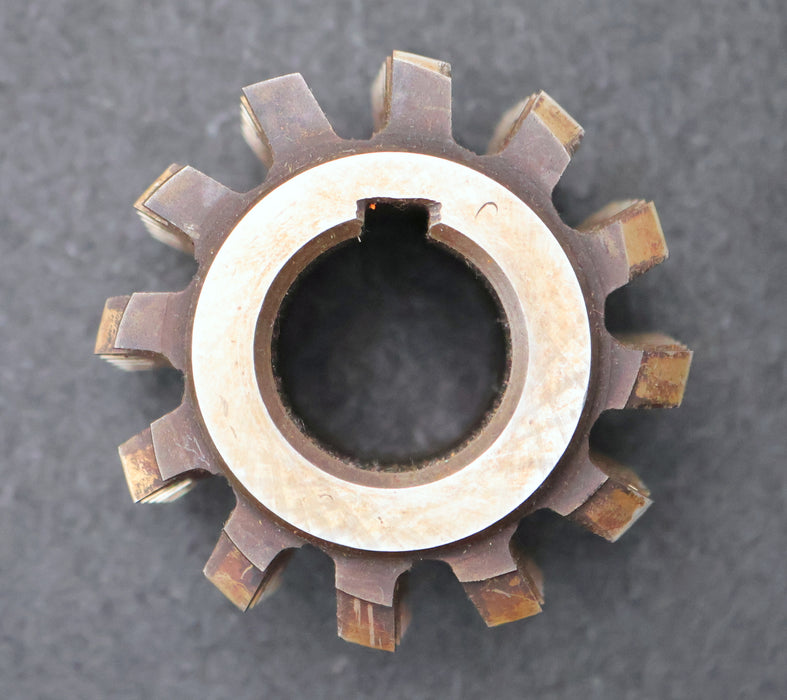 Bild des Artikels PWS-Zahnrad-Wälzfräser-gear-hob-m=-2,5mm-EGW-20°-BP-II-DIN3972-Ø69x58xØ27mm