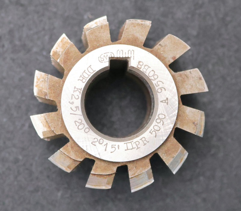 Bild des Artikels PWS-Zahnrad-Wälzfräser-gear-hob-m=-2,5mm-20°-EGW-BP-II-nach-DIN3972-Ø70x50xØ27mm