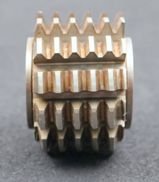 Bild des Artikels PWS-Zahnrad-Wälzfräser-gear-hob-m=-2,5mm-20°-EGW-BP-II-nach-DIN3972-Ø70x50xØ27mm