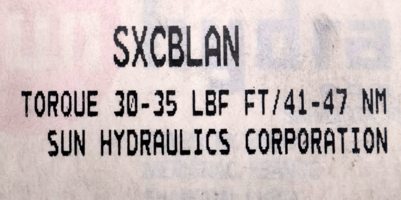 Bild des Artikels SUN-HYDRAULICS-Druckbegrenzungsventil-SXCBLAN-Torque-30-35-LBF-FT/41-47NM