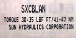 Bild des Artikels SUN-HYDRAULICS-Druckbegrenzungsventil-SXCBLAN-Torque-30-35-LBF-FT/41-47NM