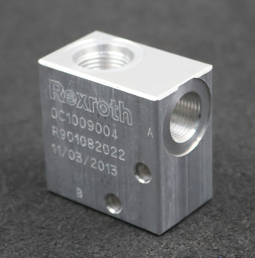 Bild des Artikels REXROTH-Aluminium-Verteilerblock-R901082022-OC1009004-Gehäuse-unbenutzt