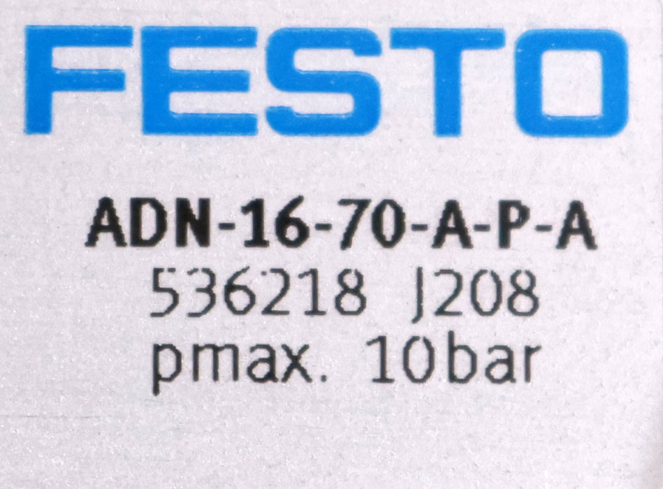 Bild des Artikels FESTO-Kompaktzylinder-ADN-16-70-A-P-A-Art.Nr.-536218-KolbenØ-16mm-Hub-70mm