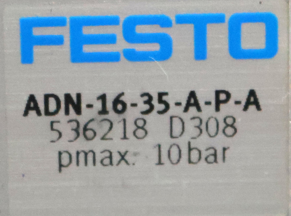 Bild des Artikels FESTO-Kompaktzylinder-ADN-16-35-A-P-A-Art.Nr.-536218-KolbenØ-16mm-Hub-35mm