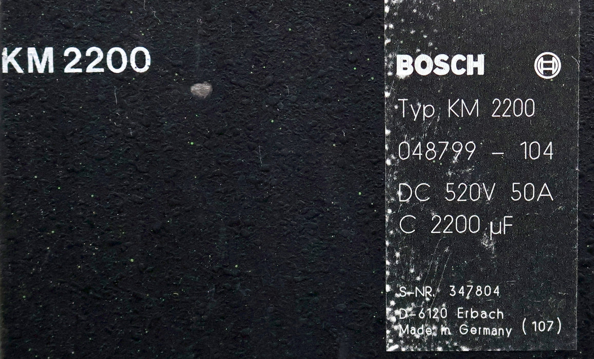 Bild des Artikels BOSCH-Kondensatormodul-KM-2200-Art.Nr.-048799-104-520VDC-50A-C-2200-µF