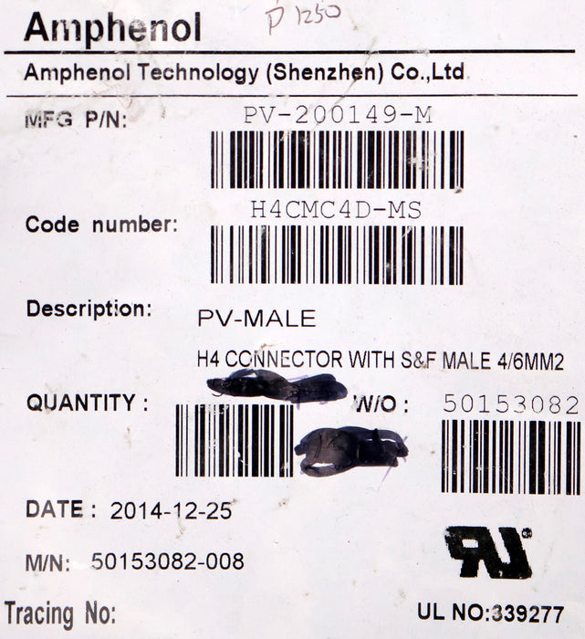 Bild des Artikels AMPHENOL-39x-Solarsteckverbinder-/-Photovoltaik-Steckverbinder-PV-200149-M