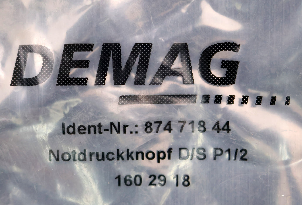 Bild des Artikels DEMAG-Notdruckknopf-D/S-P1/2-Id.-Nr.:-87471844-unbenutzt-in-OVP