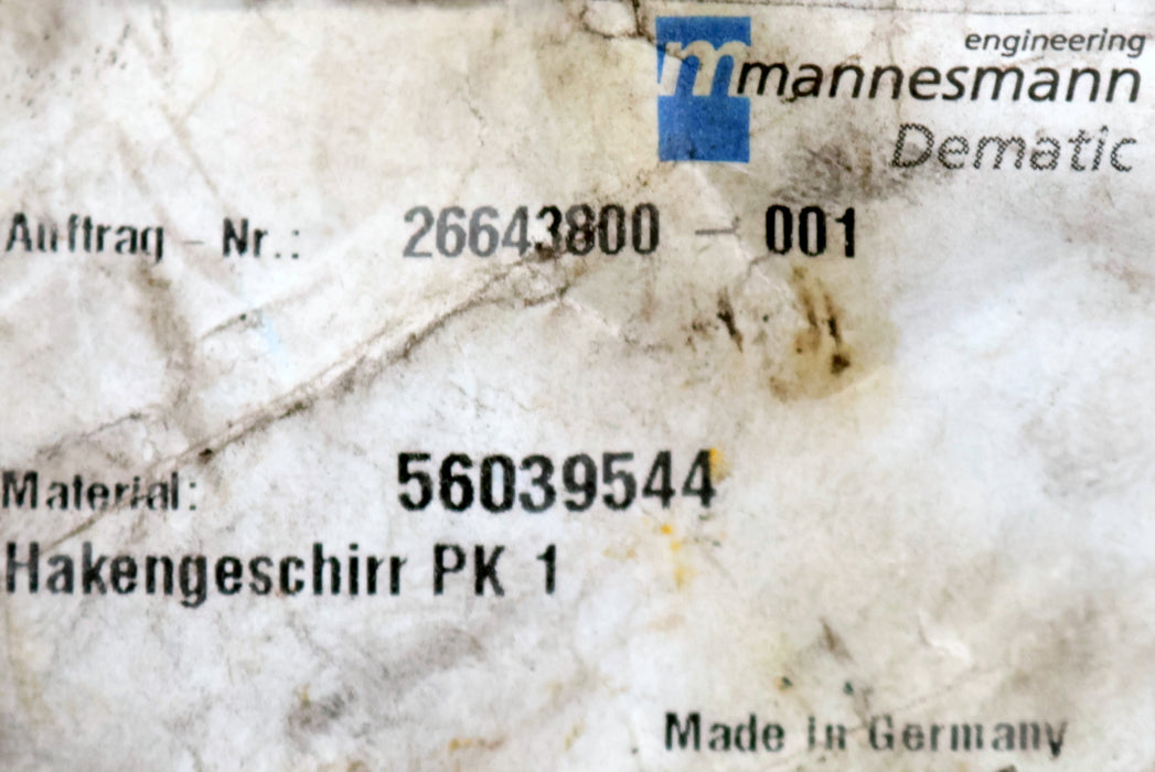 Bild des Artikels DEMAG-Hakengeschirr-PK-1-125kg-ID-56039644-unbenutzt