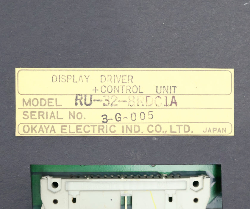 Bild des Artikels OKAYA-Display+Driver+Control-Unit-RU-32-8RDC1A-gebraucht