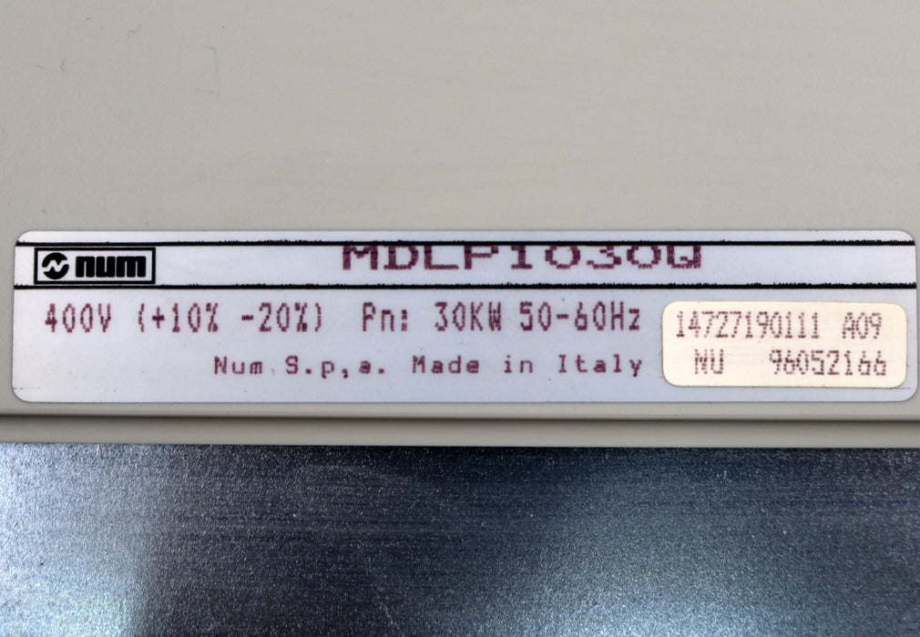 Bild des Artikels NUM-MDLP1034Q-400V-Pn=-30kW-50-60Hz-gebraucht