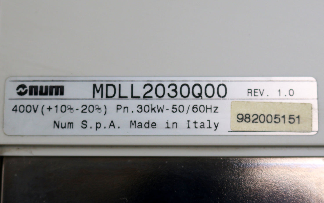 Bild des Artikels NUM-MDLL2030Q00-400V-Pn=-30kW-50-60Hz-gebraucht