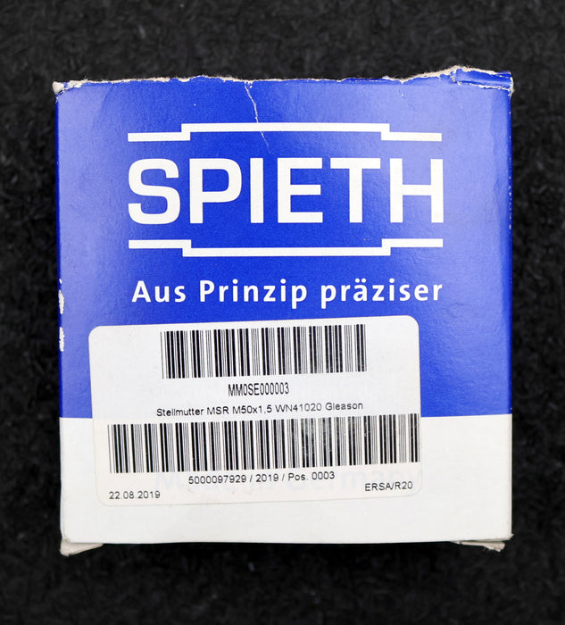 Bild des Artikels SPIETH-Präzisions-Sicherungsmutter-MSR-50x1.5-WN-41020-alte-TNR.-14386740