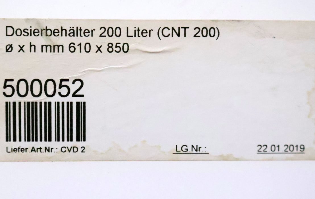 Bild des Artikels Dosierbehälter-CNT-200-500052-Fassungsvermögen-200L-Natur-Farbe-Ø-610mm