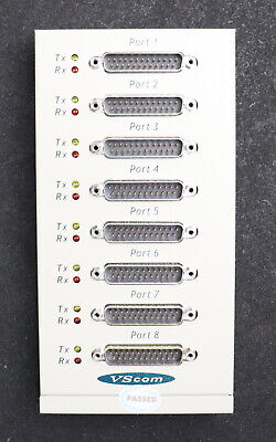 Vscom 8 Port Connection Box COMBOX-8-DB25 mit Kabel 150cm unbenutzt in OVP