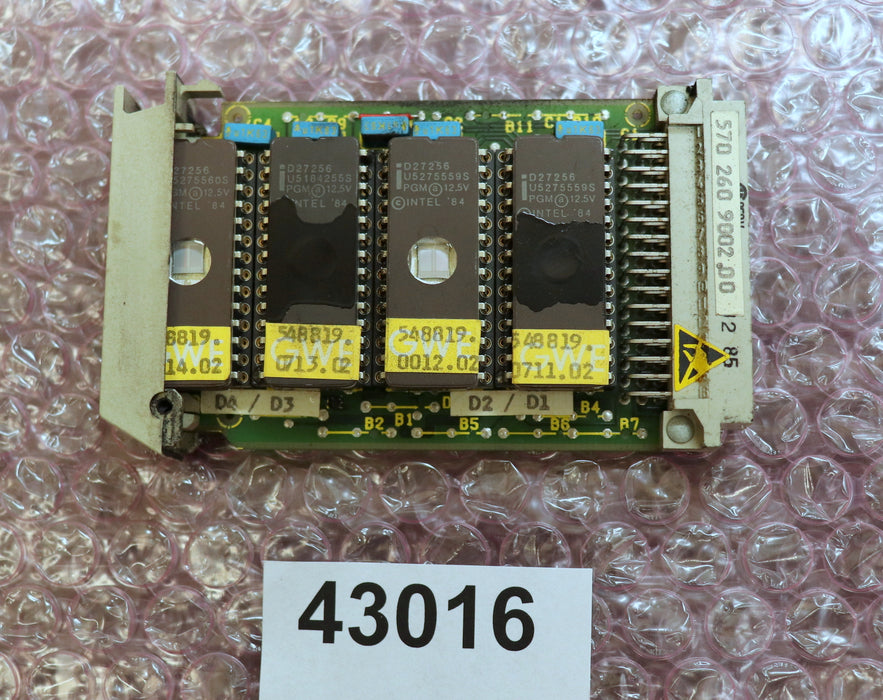 SIEMENS SINUMERIK EPROM-Modul 6FX1126-0BB00 570 260 9002.00 gebraucht-geprüft-ok