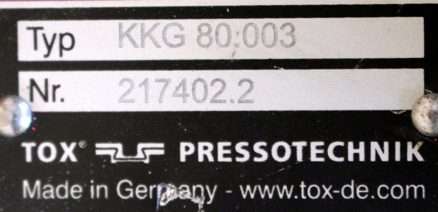 TOX PRESSOTECHNIK Kraftpaket PowerKurver KK 80.90.34 - 80kN 90° Nr. 217720.56