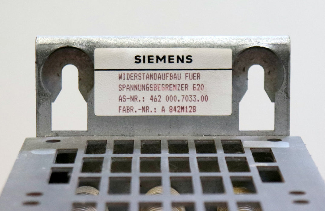 SIEMENS Widerstandaufbau für Spannungsbegrenzer G20 AS-Nr. 462000.7033.00