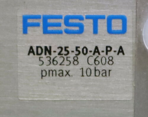 FESTO Kompaktzylinder Compact cylinder ADN-25-50-A-P-A Nr. 536258 Kolben-Ø 25mm