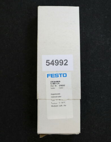 FESTO Magnetventil magnetic valve CPE18-M1H-5/3BS-1/4 Nr. 170252 1: -0,9-10bar