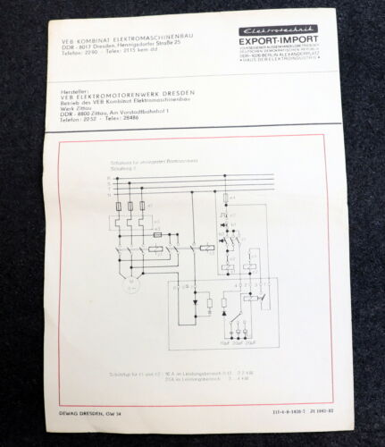 VEB EMD DDR Gleichstrom-Bremsgerät GBG 10/10 220V gebraucht voll funktionsfähig