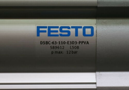 FESTO Normzylinder Standard cylinder DSBC-63-110-E3D3-PPVA Nr. 589612 Hub 110mm